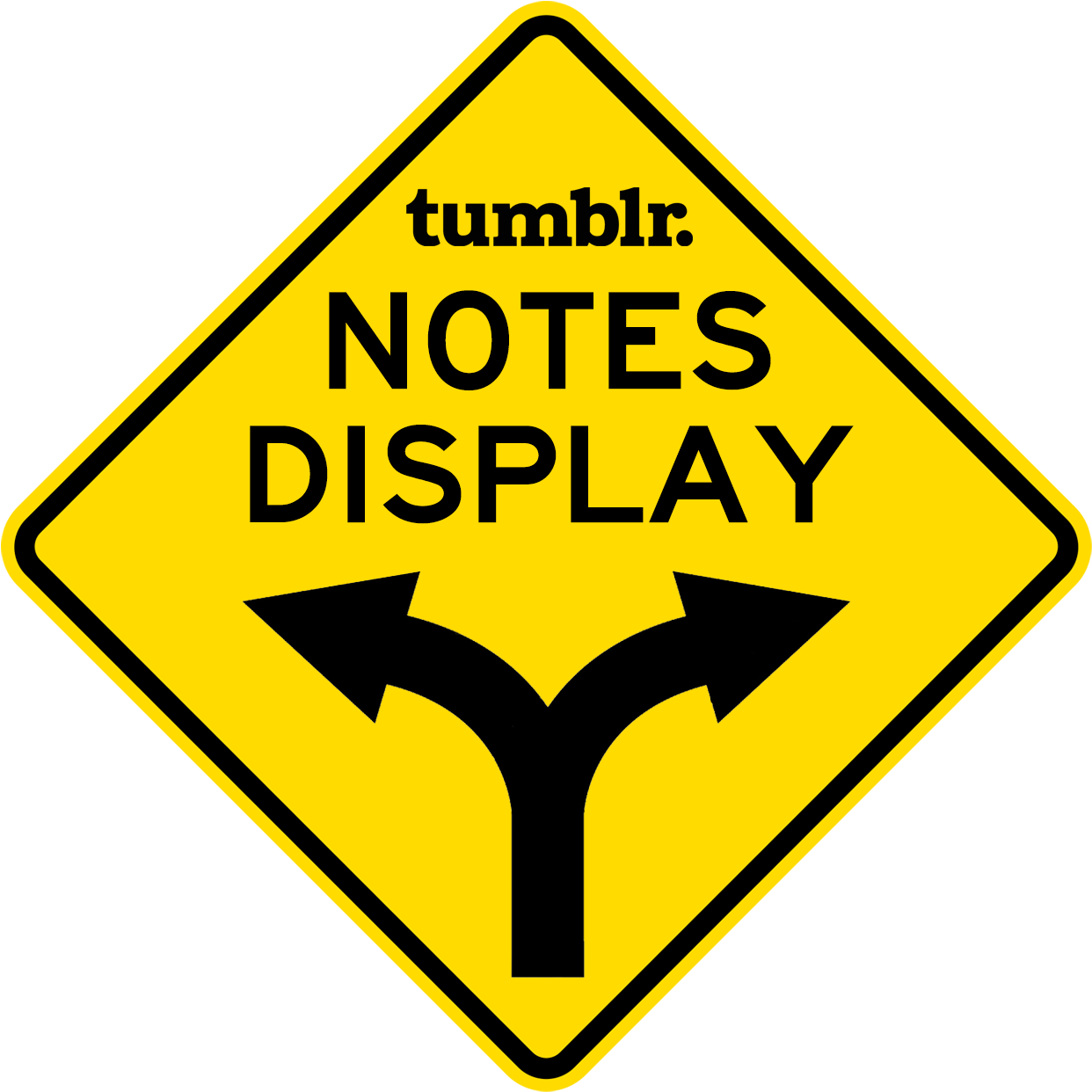 Tumblr's New Notes Display In Two Ways For Tumblr - Turn Around Don T Drown Transparent (1280x1280), Png Download