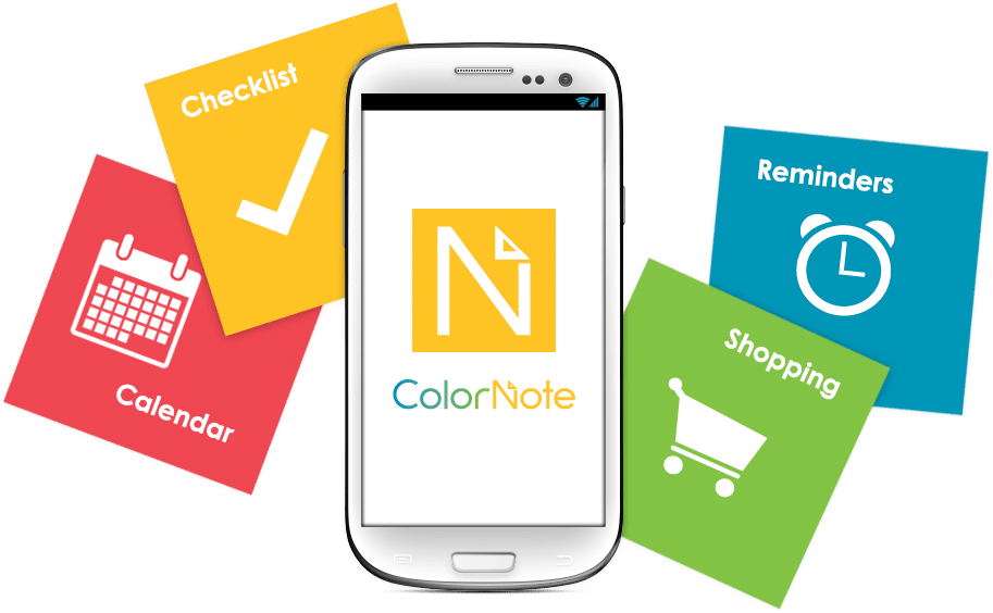 Colornote App Review - Colornote App (1500x563), Png Download