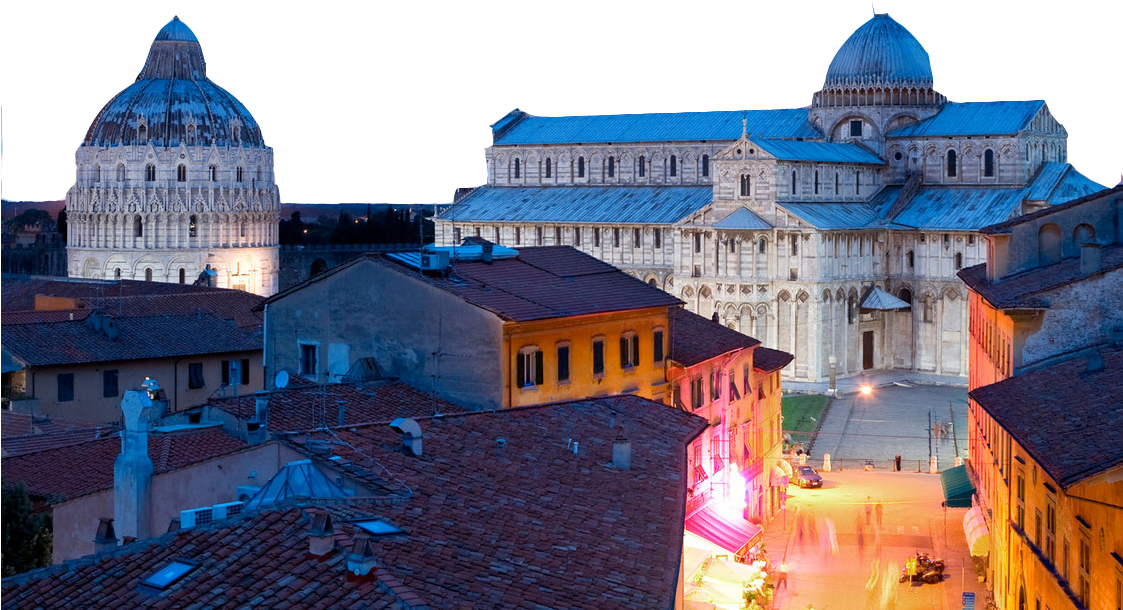 India - Buildings - Piazza Dei Miracoli (1122x900), Png Download