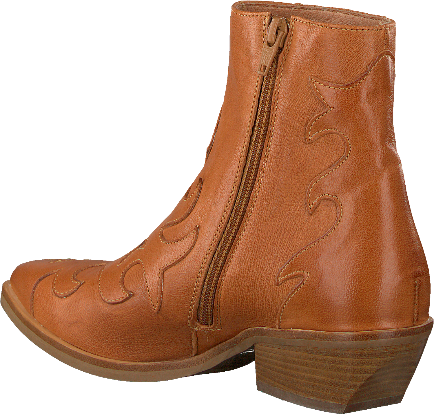 Cognac Via Vai Cowboy Boots - Work Boots (1500x1447), Png Download