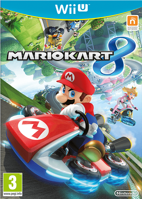 Mario Kart - Mario Kart 8 Wiiu (552x700), Png Download