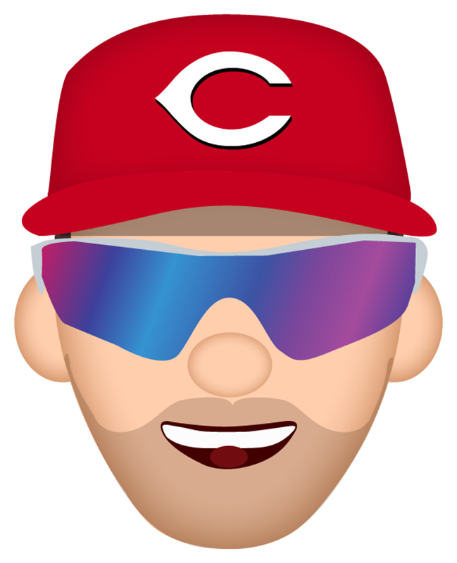 Cincinnati Reds On Twitter - Cartoon (649x800), Png Download