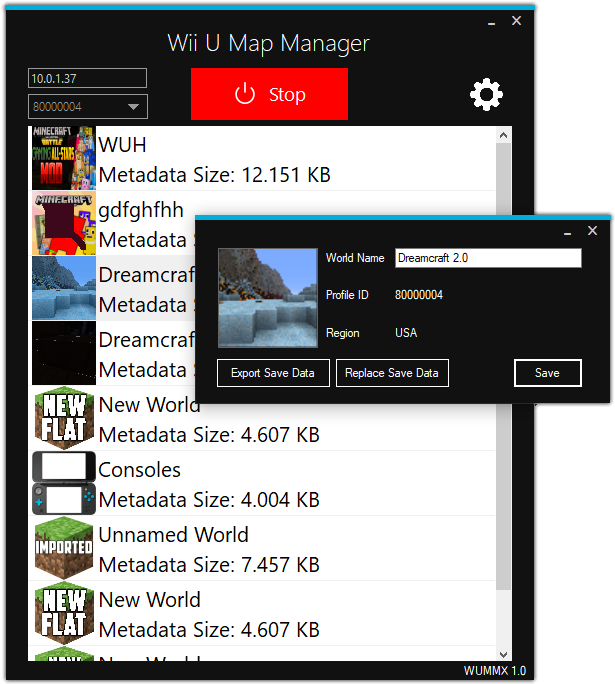 Welcome The Future Of Minecraft Wii U World Management - Minecraft Save Manager (690x711), Png Download