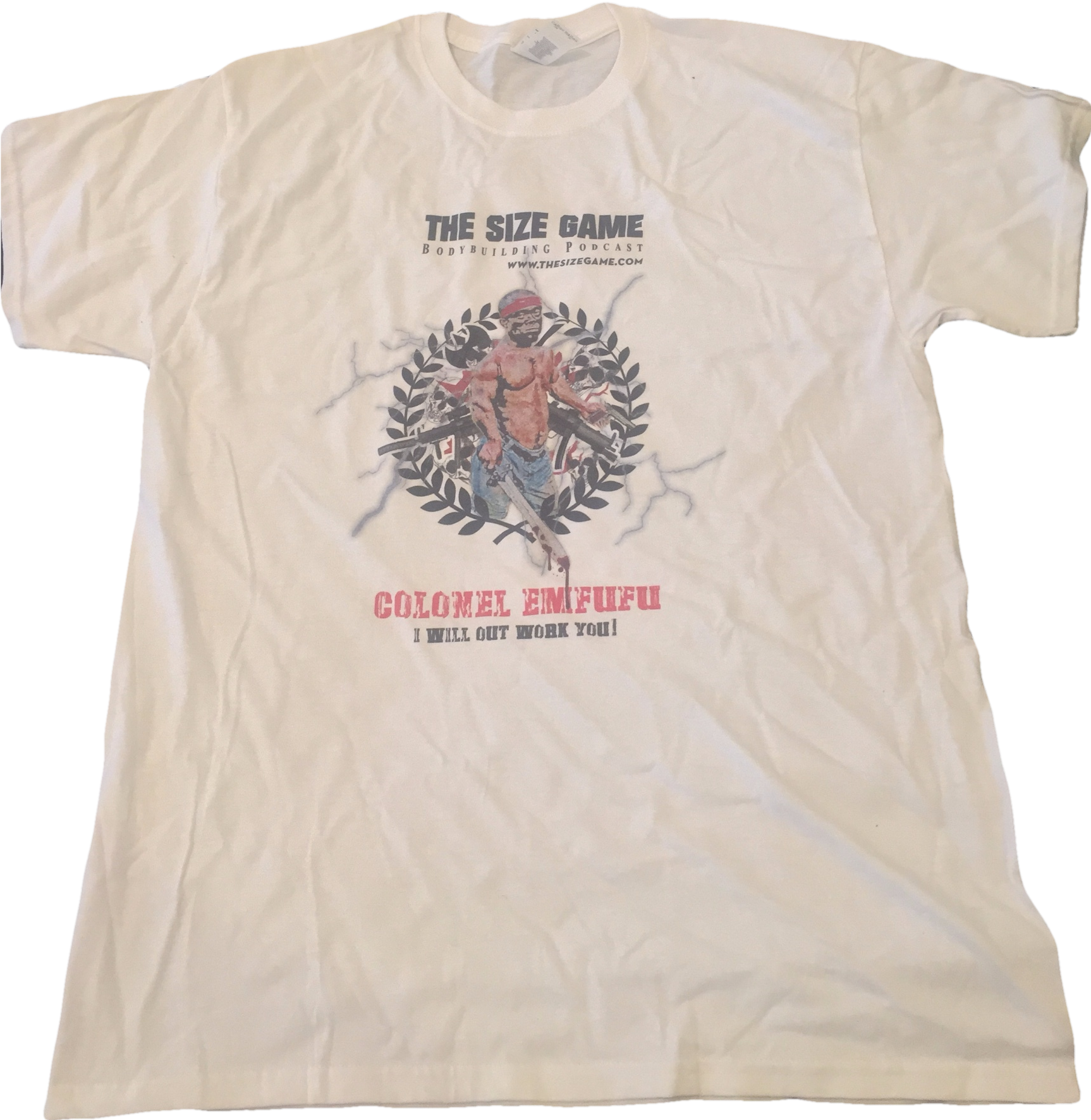 Size Game Unisex White Tshirt - Royal Tag (1825x1871), Png Download