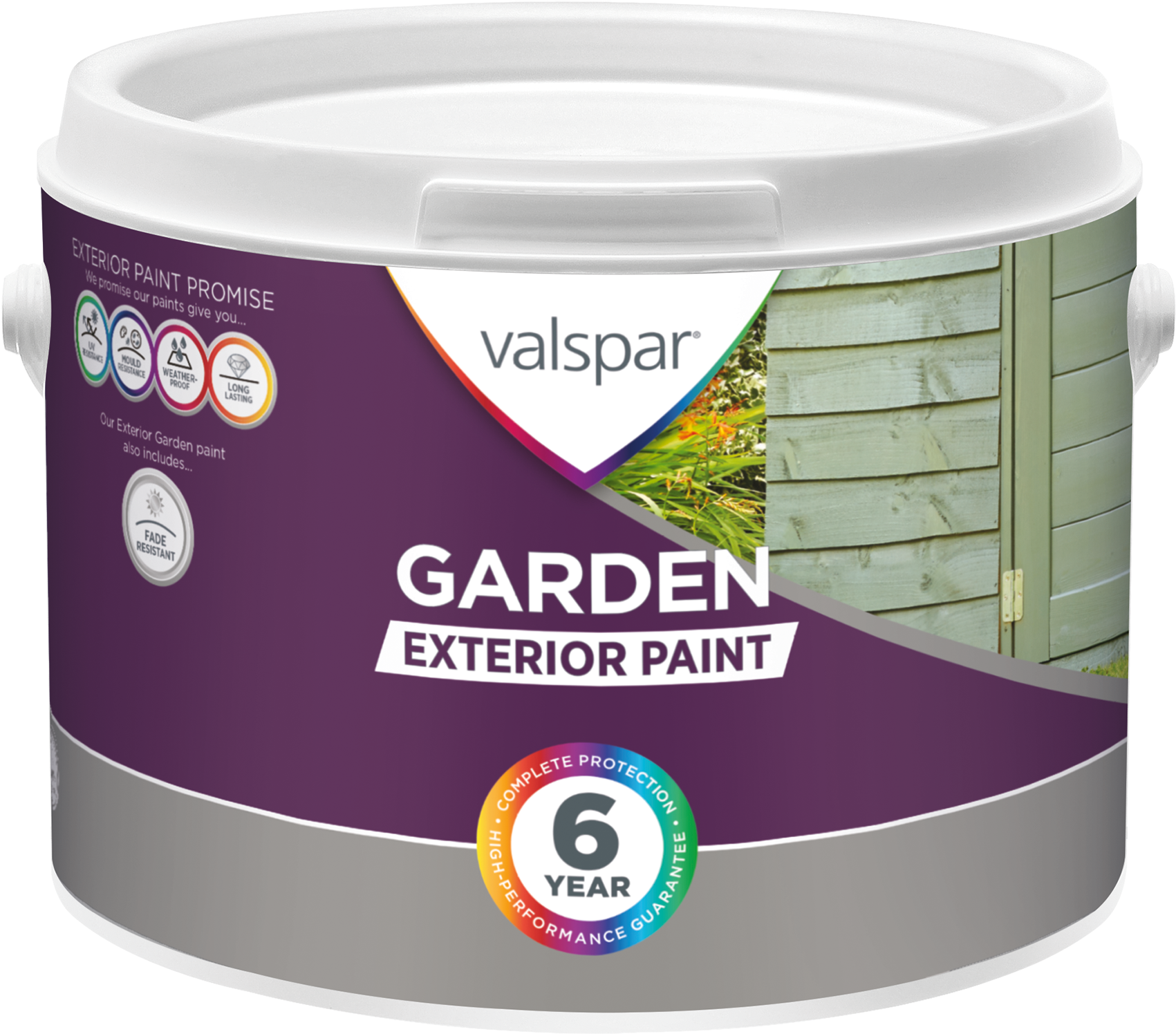 Founded On Our Exterior Paint Promise, Valspar® Garden - Valspar Garden Colours Price (1832x1504), Png Download