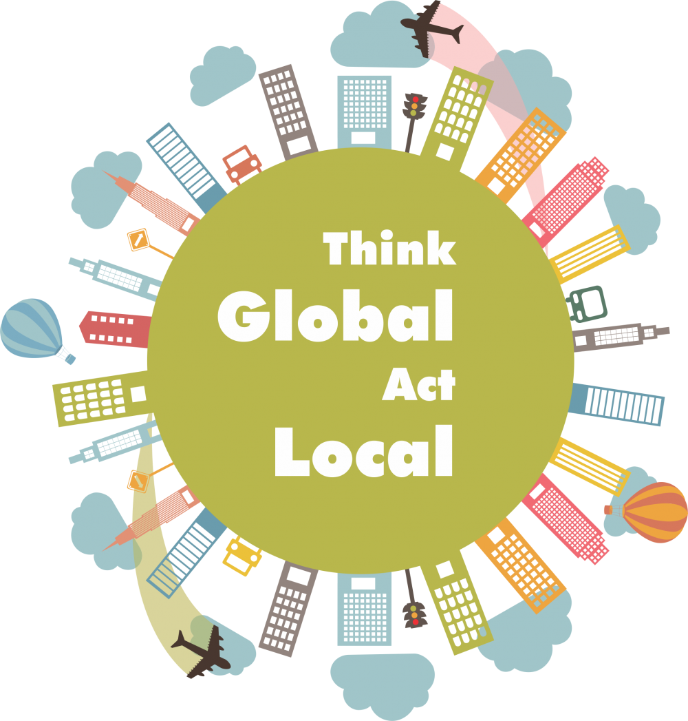 28 Sep Think “glocalisation” For Local And Global Considerations - Think Global Act Local Png (1000x1047), Png Download