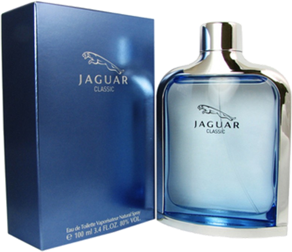 בושם יגואר לגבר Jaguar Perfume For Men - Jaguar Classic Blue Perfume (600x522), Png Download