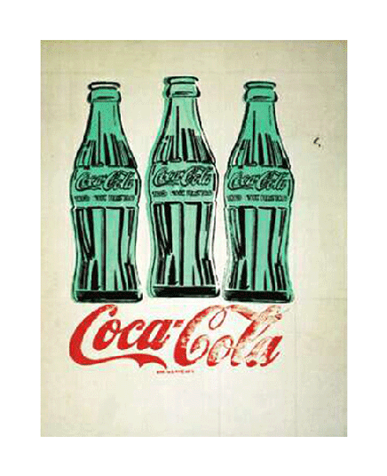 3 Coke Bottles Andy Warhol (580x580), Png Download