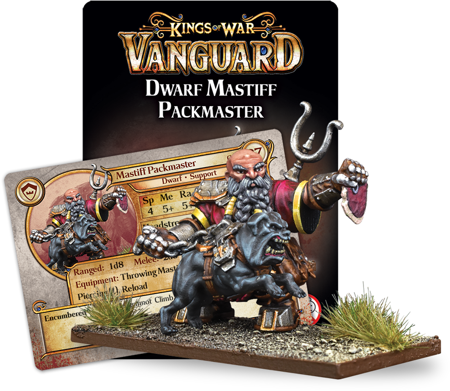 Younger Dwarfs Often Mock Packmasters For Work They - Card Kings Of War Vanguard Dwarf (1034x1000), Png Download