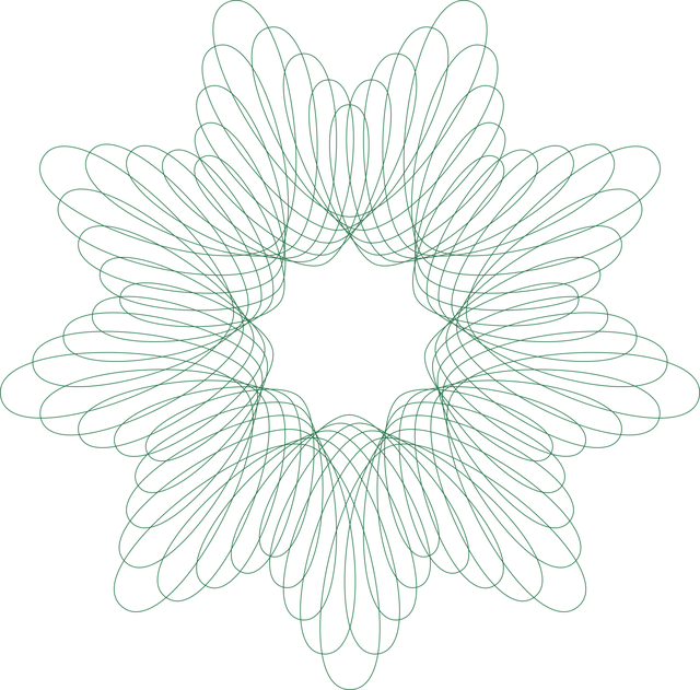 Geometric Pattern Drawing - Ornament (640x631), Png Download