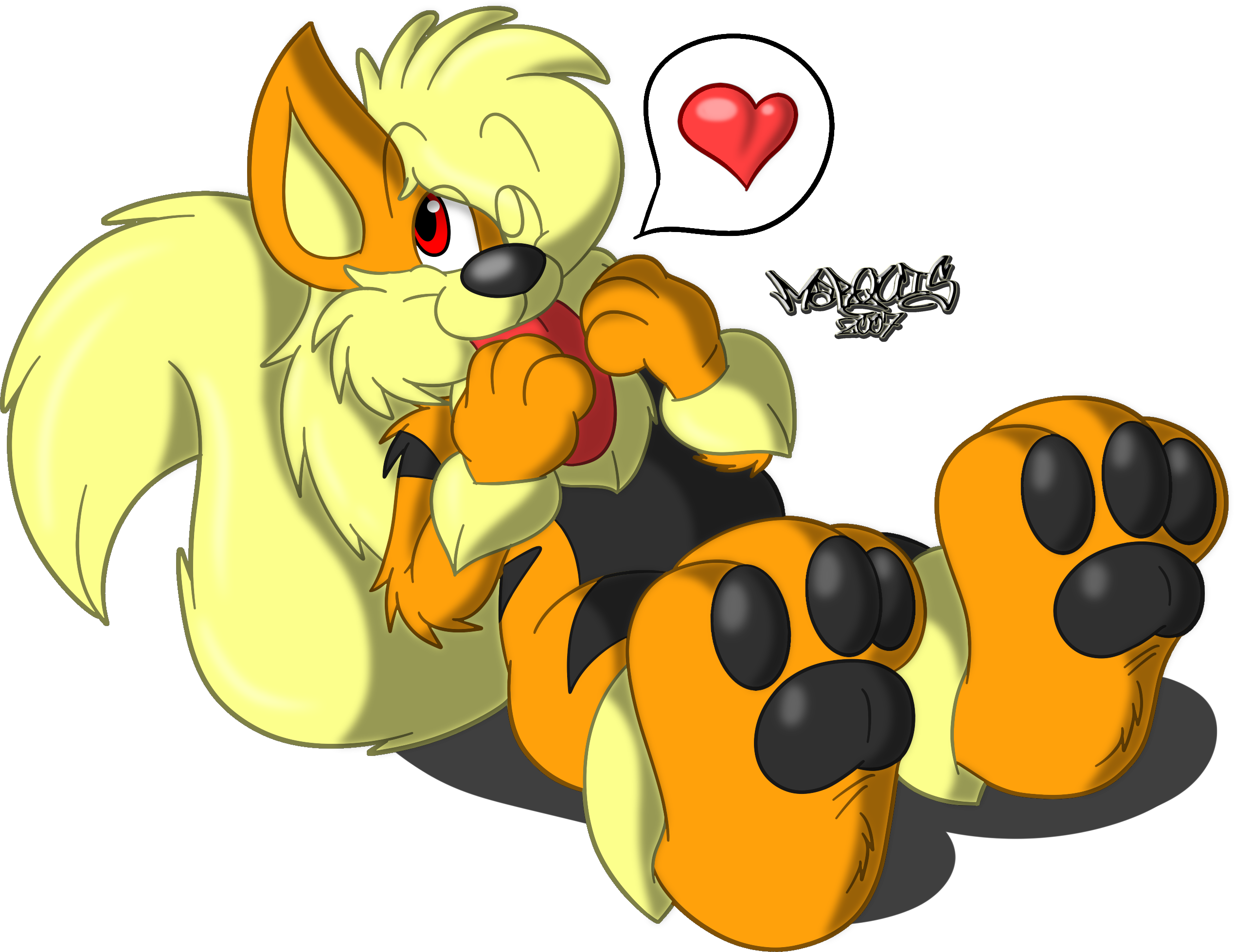 Cute Puppy - Cartoon (2537x1957), Png Download