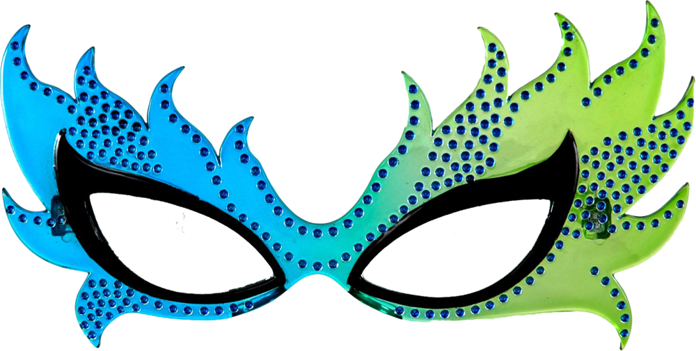 Mardi Gras Mask Png (1000x505), Png Download