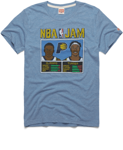 Nba Jam Pacers Oladipo And Turner Indiana Nba Basketball - Active Shirt (600x600), Png Download
