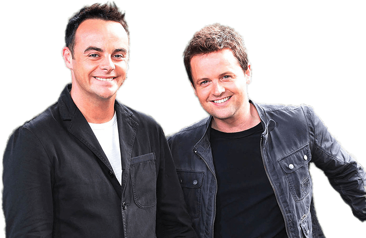 Celebrities - Ant And Dec Png (820x492), Png Download