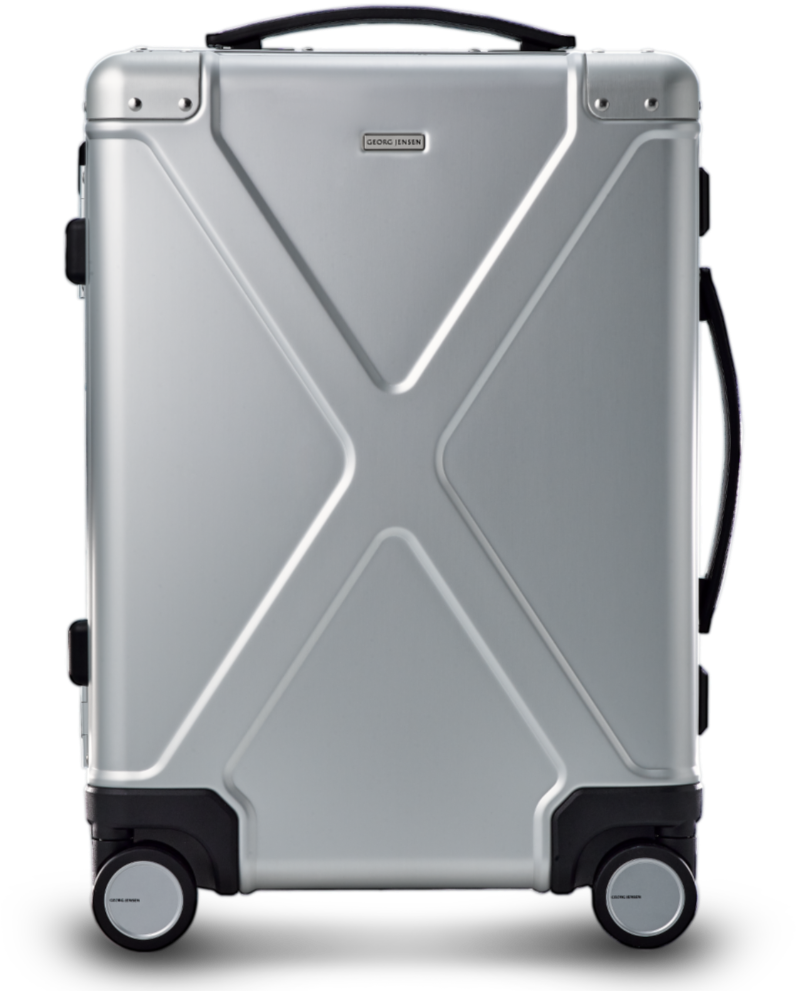 Infinity Aluminum Carry-on Luggage - Silver (1080x1080), Png Download