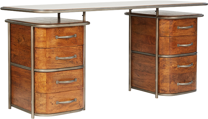 Art Deco Desk - Desk (768x1024), Png Download