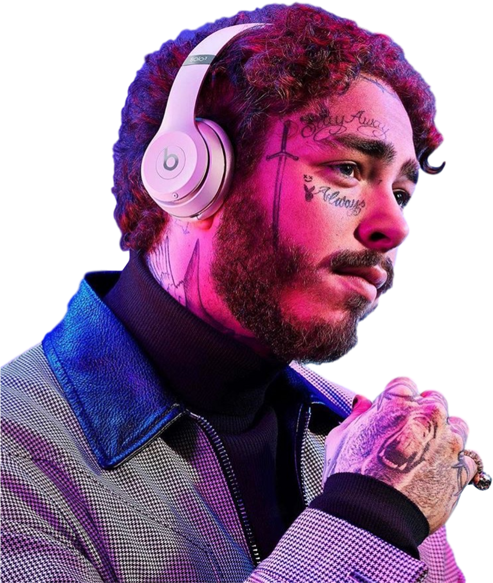 Postmalone Sticker - Post Malone (1024x1244), Png Download