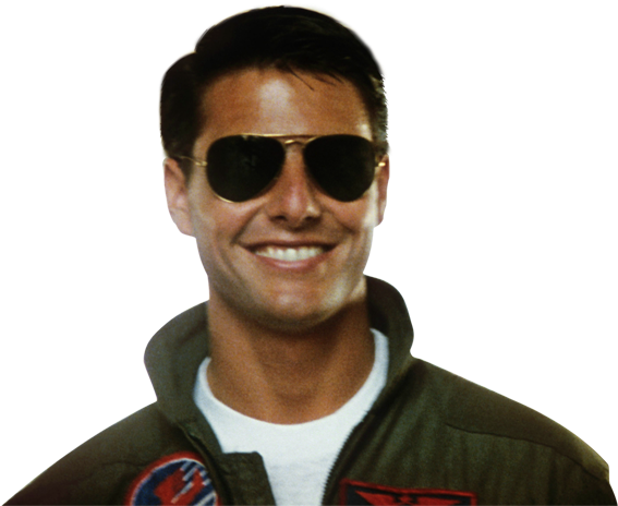As The Faa Grants An Exemption To Film And Tv Production - Tom Cruise Tom Gun (690x517), Png Download