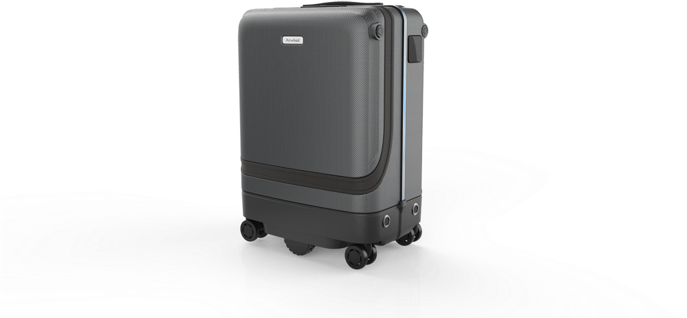Move The Intelligent Robot Luggage Using Your Mouse - Hand Luggage (1000x562), Png Download