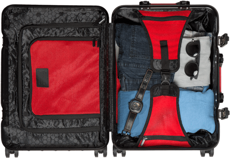 Sprayground Camo Shark 22" Carry On Luggage Luggage - Sprayground Luggage (802x1023), Png Download