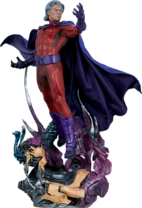 Sideshow Collectibles Magneto Maquette - Action Figure (480x702), Png Download