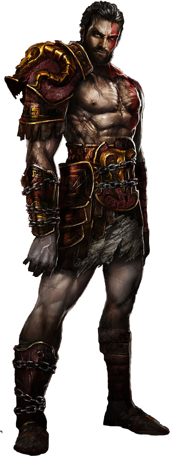 Deimos Transparent By Davidbksandrade-dal8if9 - Deimos God Of War Dessin (648x1696), Png Download