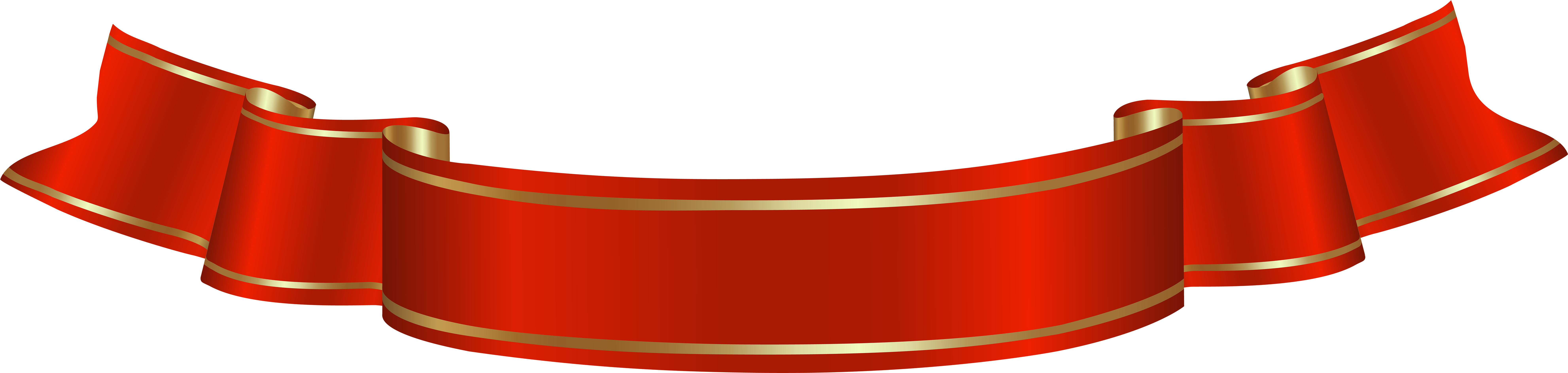 Red Banner Transparent Png Clip Artu200b Gallery Yopriceville - Blue Ribbon Banner Png (8000x1973), Png Download