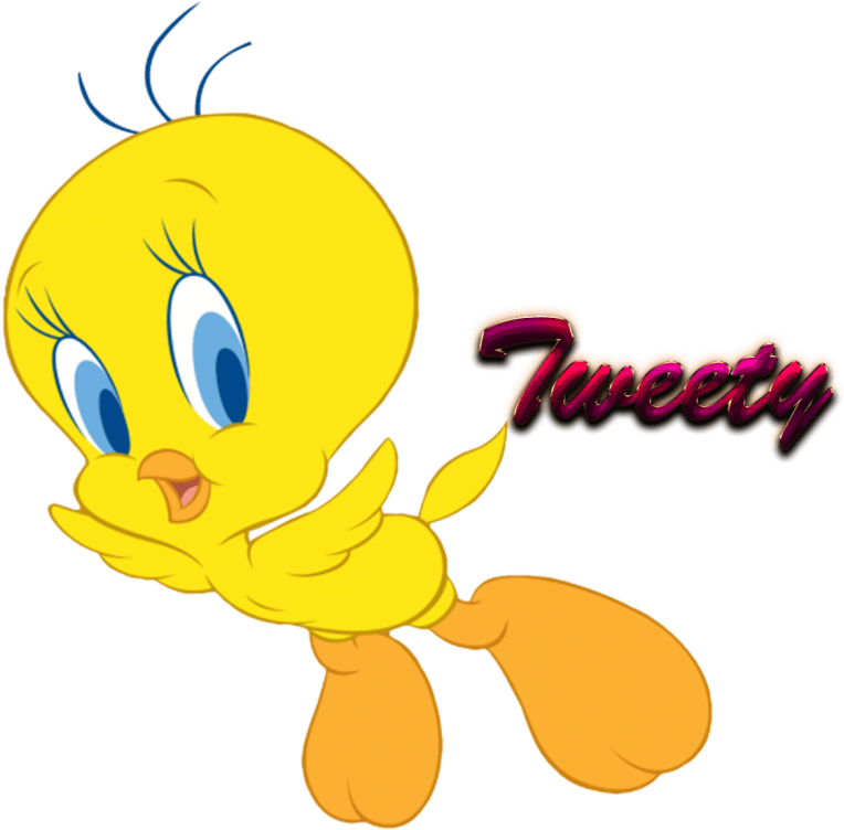 Free Png Download Tweety Free Png Clipart Png Photo - Tweety Bird Flying Png (850x786), Png Download
