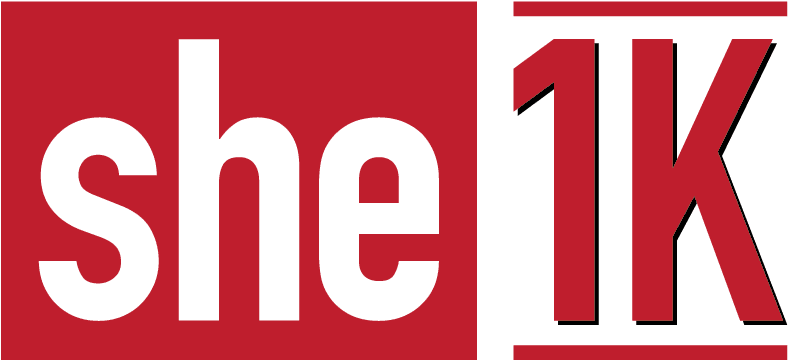 She1k Logo Red - Oval (872x383), Png Download