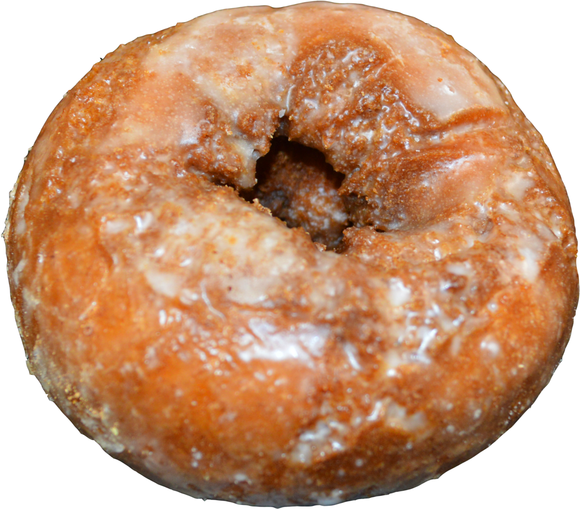 Menu Pumpkin Cake Glazed Doughnut - Ciambella (1200x1065), Png Download