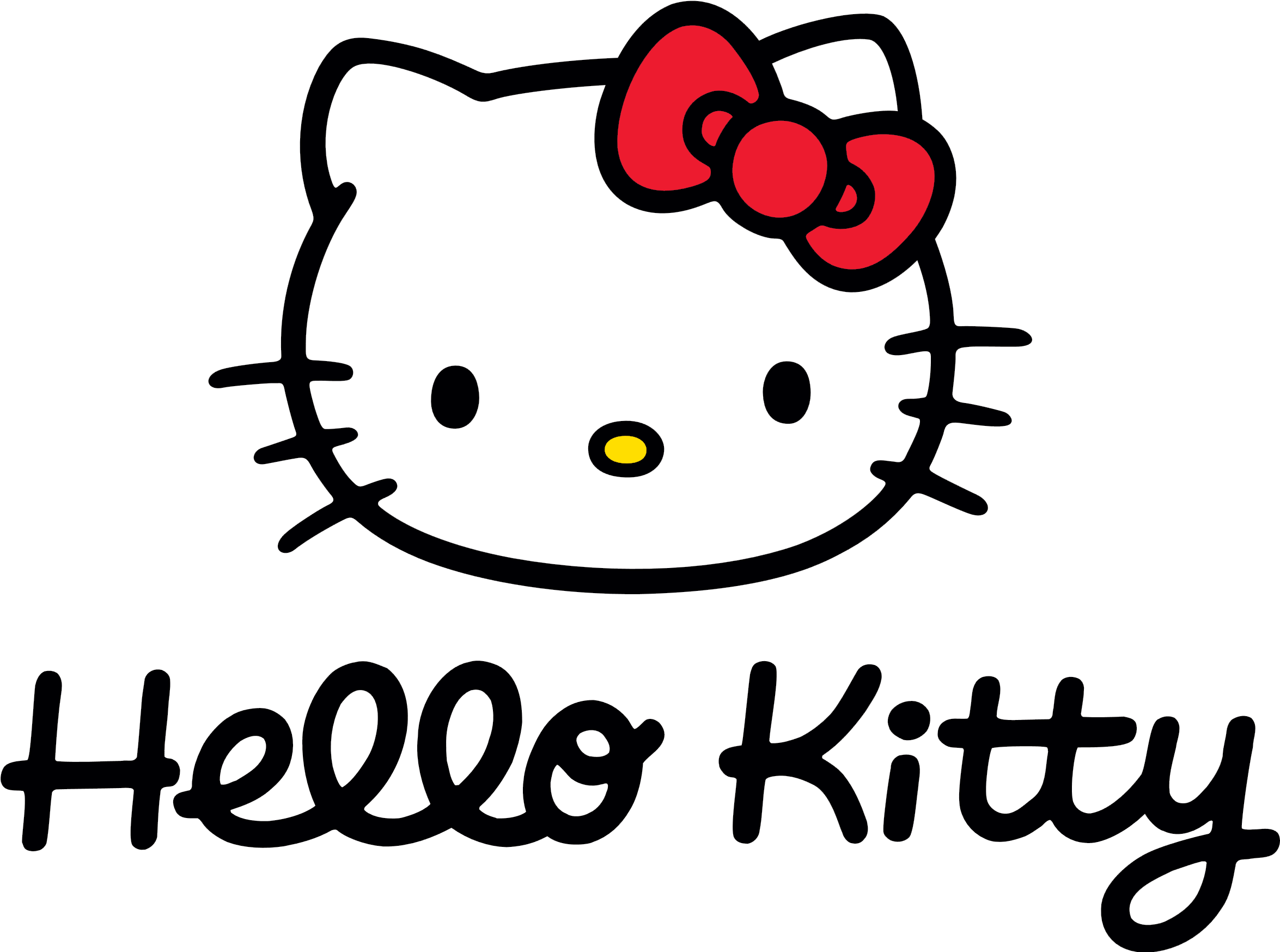 Hello Kitty Logo Download For Free (2491x1790), Png Download