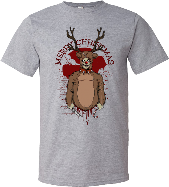 Scary Christmas - T-shirt (800x800), Png Download