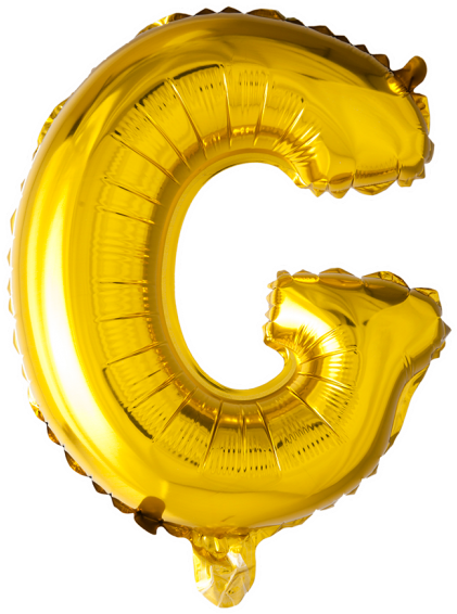 Foilballoon G , 40'' - Balloon (650x650), Png Download