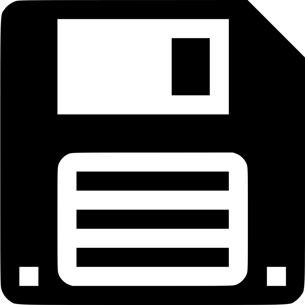 Floppy Disk Comments - Floppy Disk Icon (981x980), Png Download