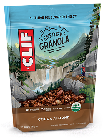 Cocoa Almond Packaging - Clif Granola (625x510), Png Download