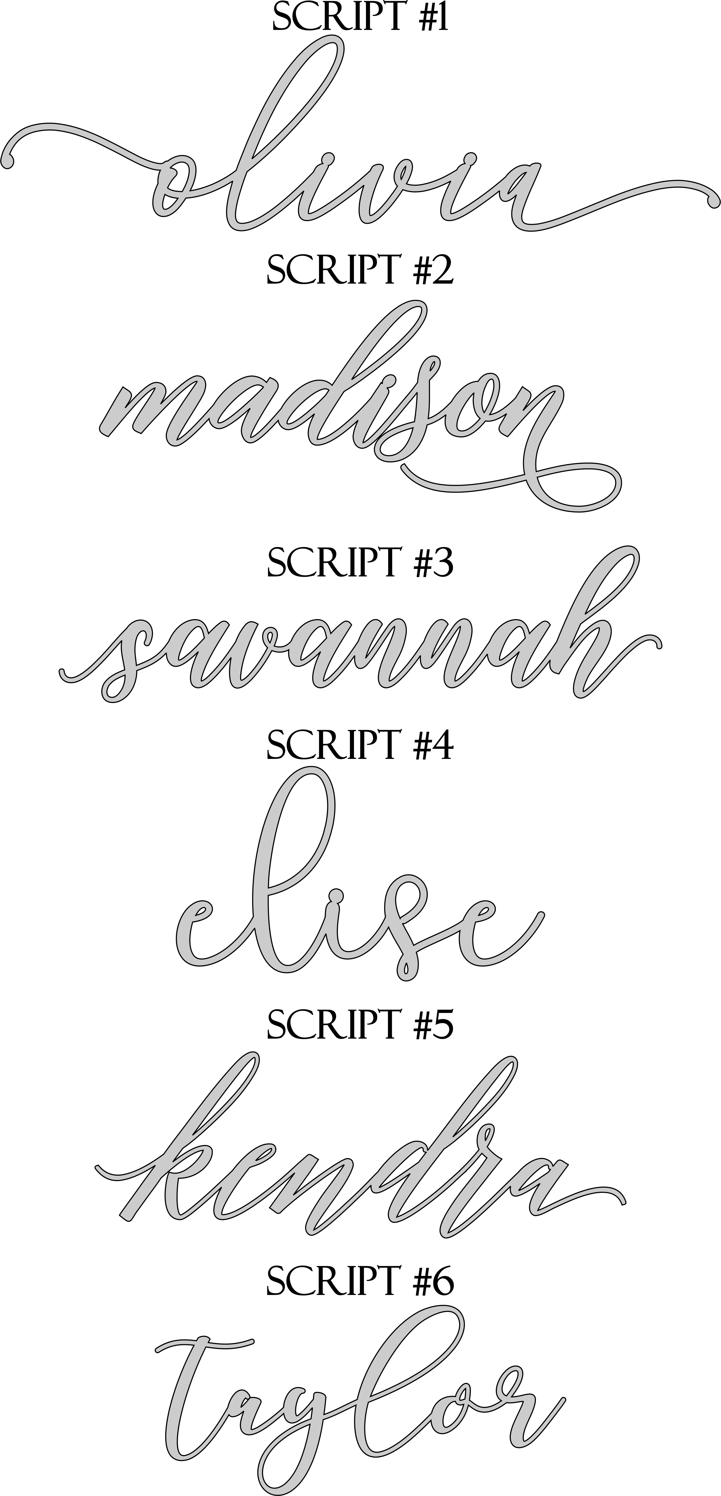 Acrylic With Gold Foil Place Cards - Calligraphy (2762x5729), Png Download