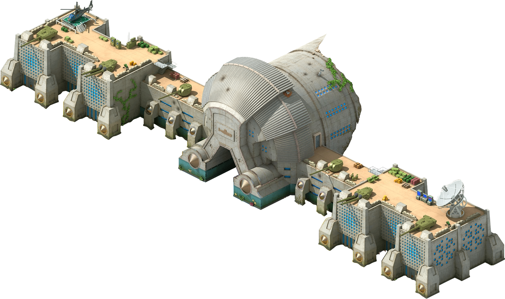 Submarine Base - Megapolis Submarine Base (1665x987), Png Download