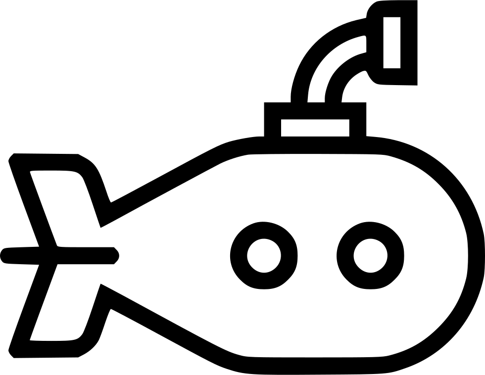 Png File - Submarine Drawing Png (980x758), Png Download