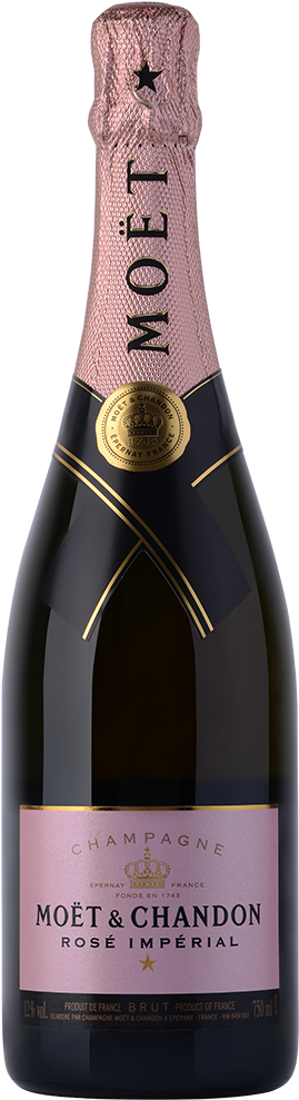 Moët & Chandon Rosé Impérial Brut 75cl - Moet & Chandon (652x1060), Png Download