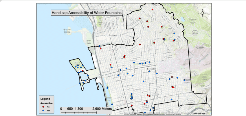 Fountains And Handicap Accessibility - Atlas (850x402), Png Download