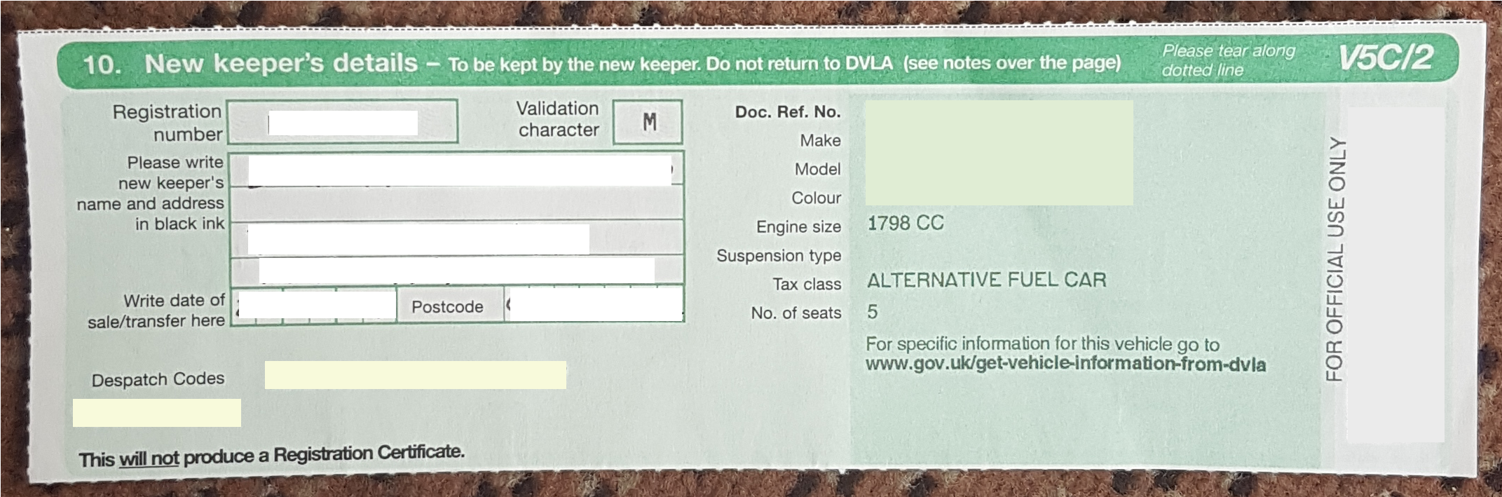 New Keeper Slip - Paper Product (2268x4032), Png Download