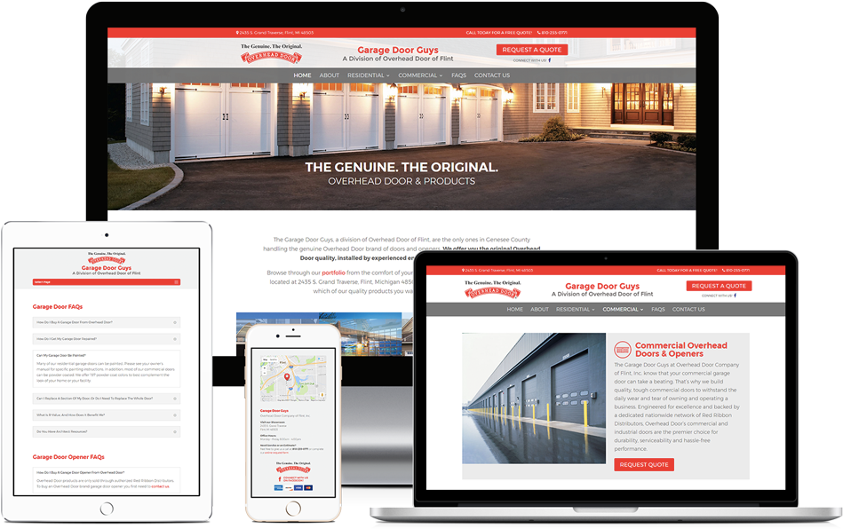 Garage Door Guy Of Flint - Online Advertising (1080x660), Png Download