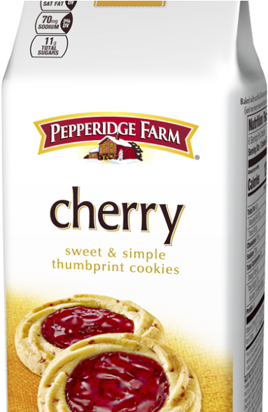 Cherry Verona Thumbprint Cookie - Pepperidge Farm Thumbprint Cookies (980x587), Png Download