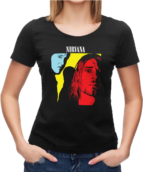 Nirvana - T-shirt (600x600), Png Download