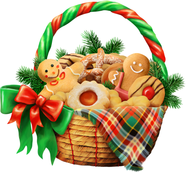 Christmas Cookie (600x555), Png Download