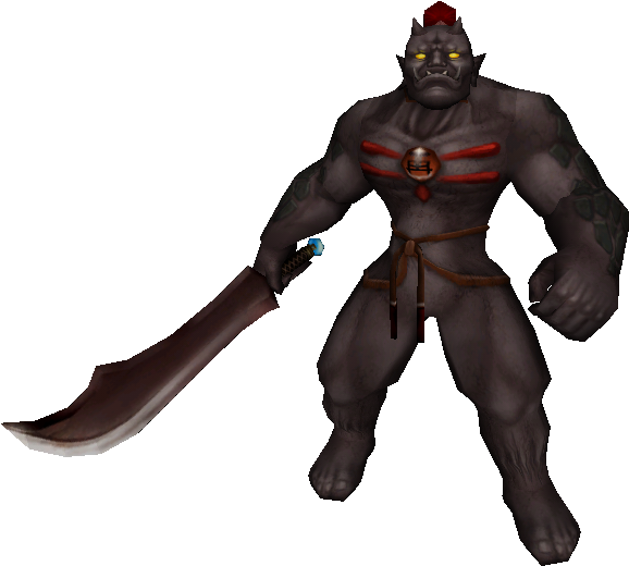 Black Orc (588x533), Png Download