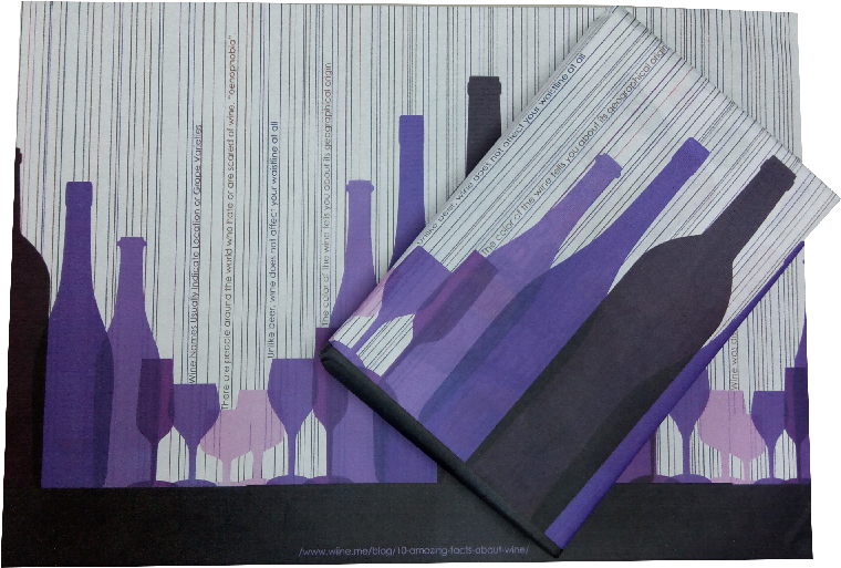 Wine Gift Wrapper - Newsprint (900x675), Png Download