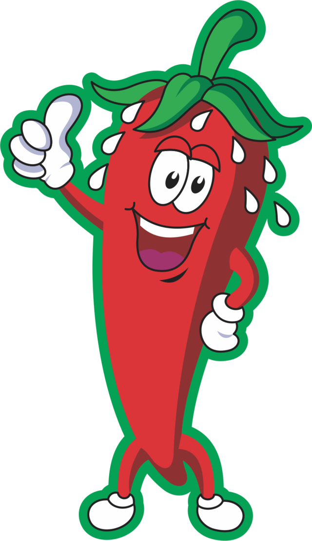 Get Hot With Red Chilli, Sweat Till You Drop (640x1107), Png Download