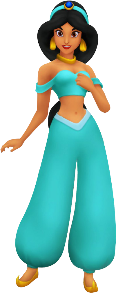 Kingdom Hearts Princess Jasmine (650x1050), Png Download