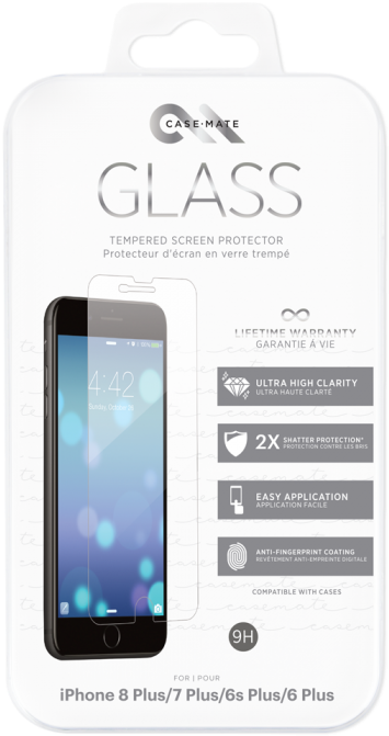 Iphone 8 Plus Glass Screen Protector Packaging - Iphone (700x700), Png Download